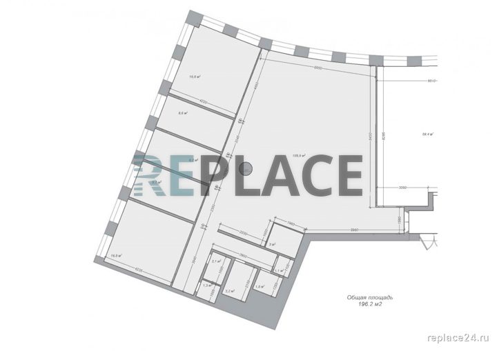 Офис класса B+, 196 м² — фото 13
