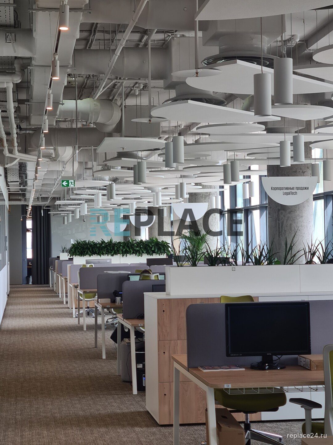 Офис класса A+, 1 673 м²