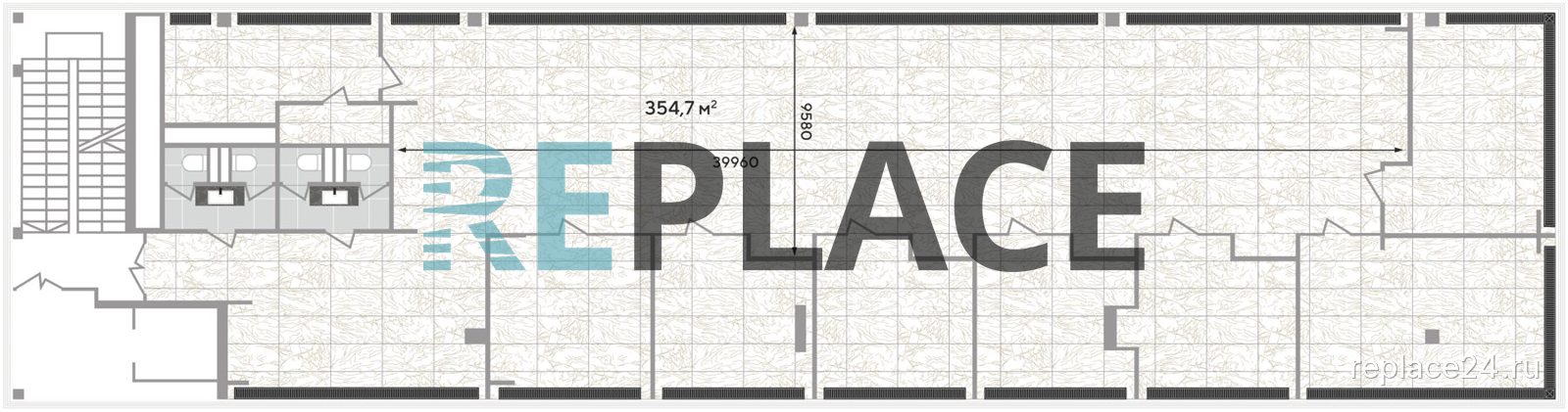 Помещение свободного назначения, 354,7 м²