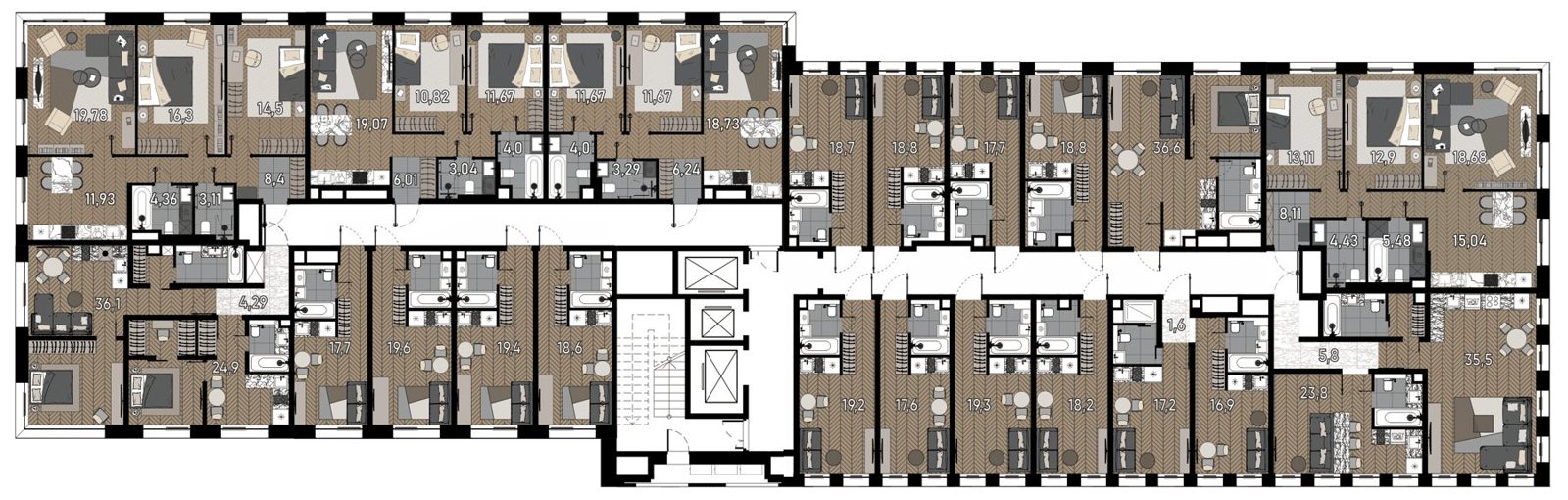 Апартаменты-студия, 18,8 м² — фото 3