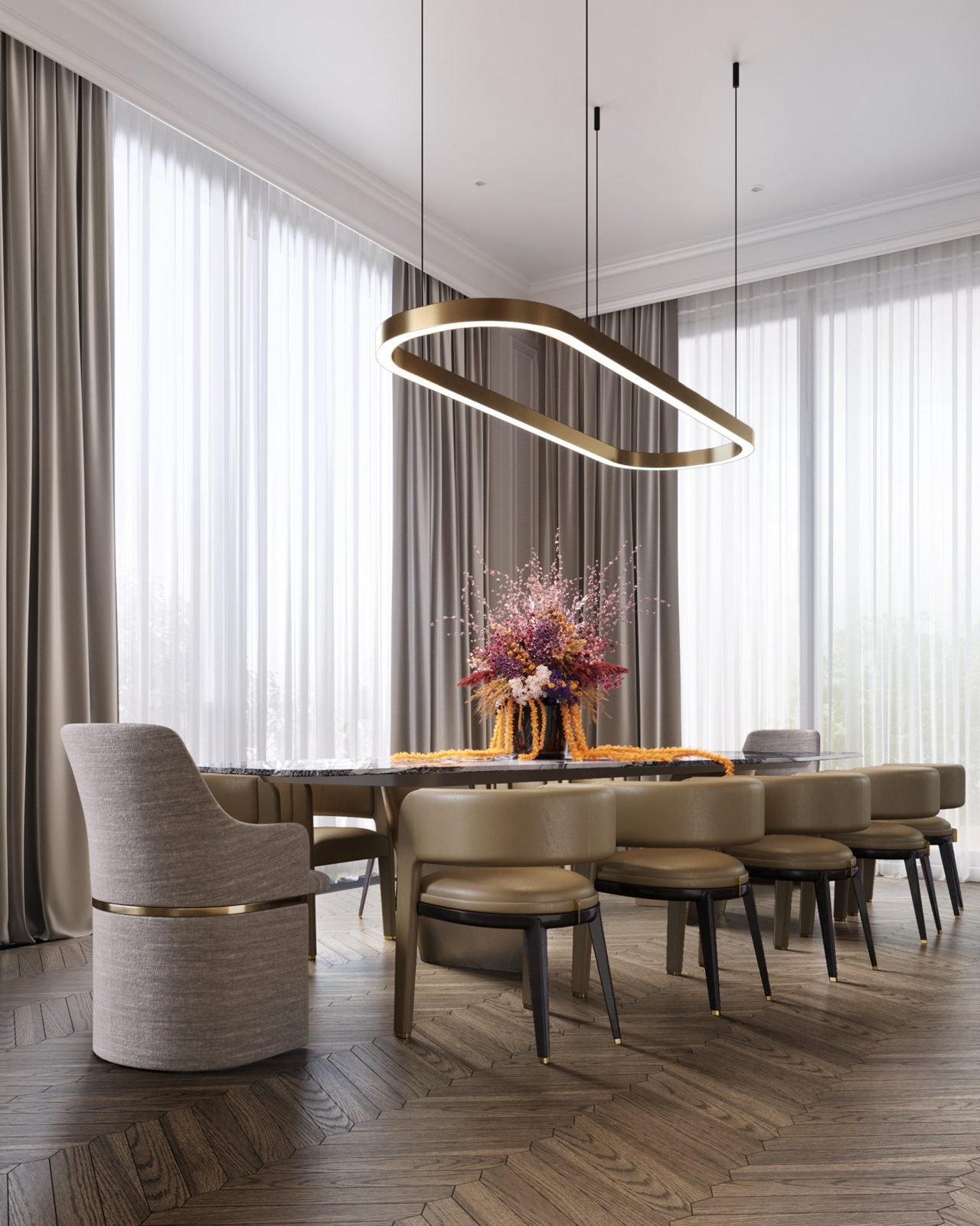 3-комнатные апартаменты, 170,6 м²