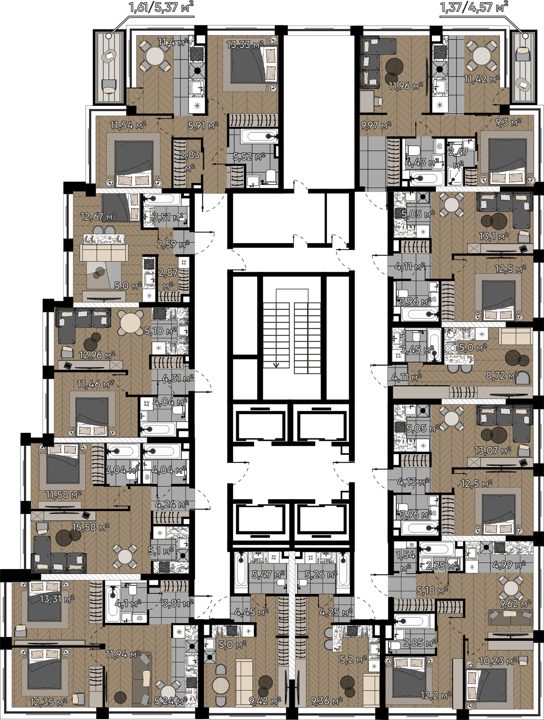 Квартира-студия, 24,3 м² — фото 3