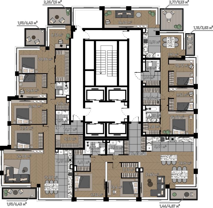 5-комнатная квартира, 94,5 м² — фото 2