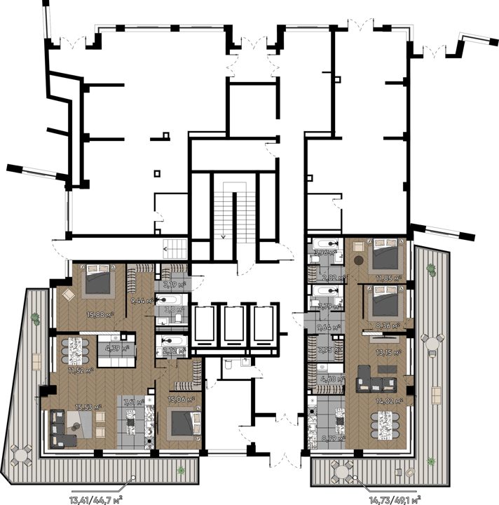 4-комнатная квартира, 102,5 м² — фото 2
