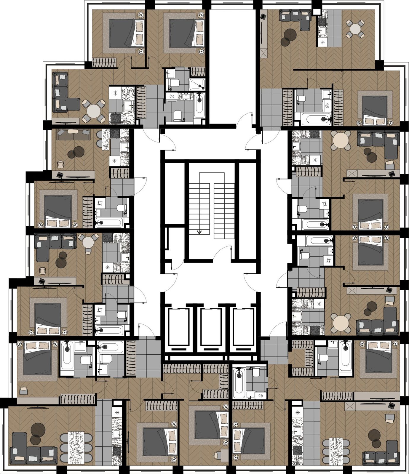 2-комнатная квартира, 37,9 м² — фото 2