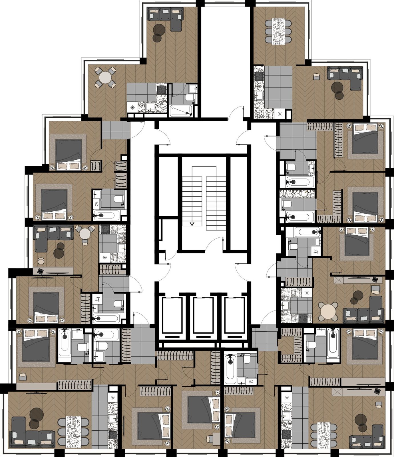 3-комнатная квартира, 69 м² — фото 2