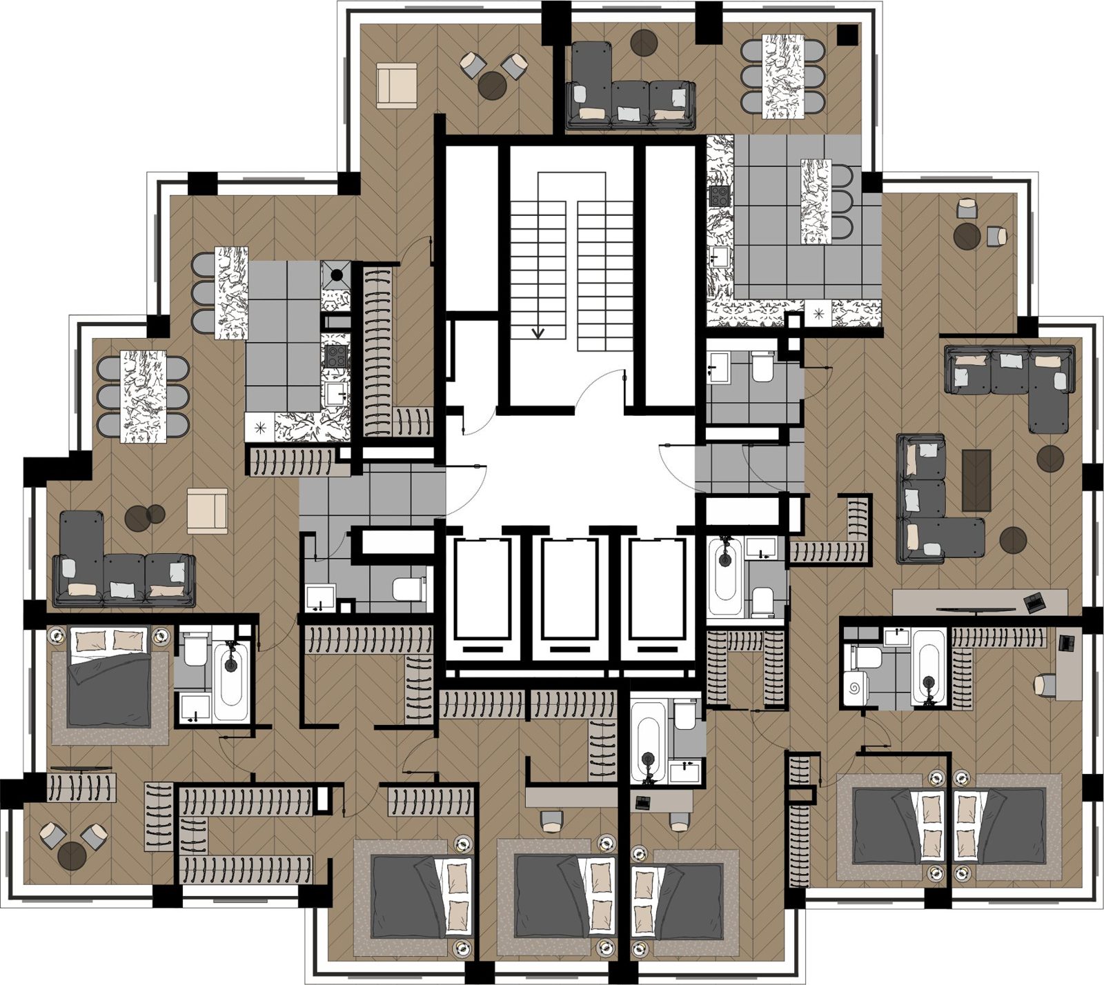 5-комнатная квартира, 147,7 м² — фото 2