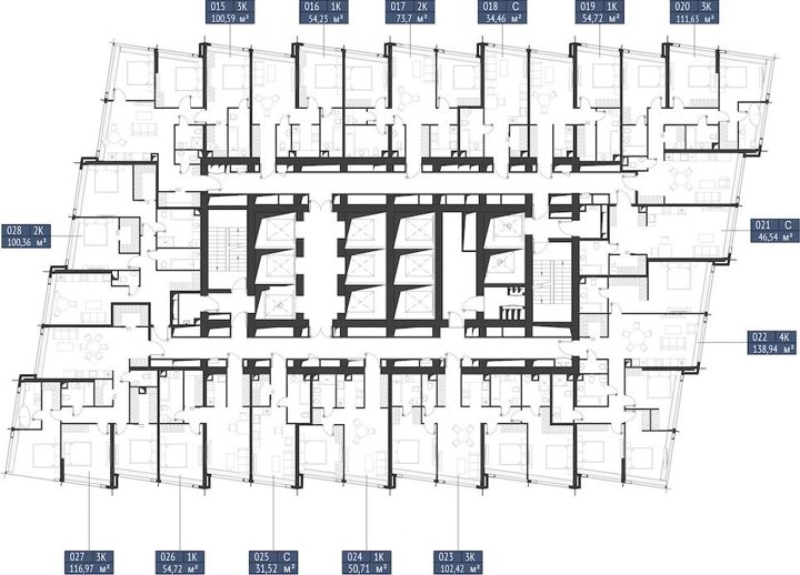 3-комнатная квартира, 117 м² — фото 2
