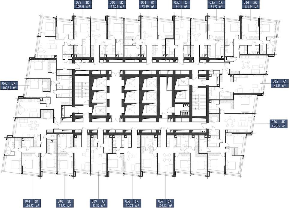 2-комнатная квартира, 73,7 м² — фото 2