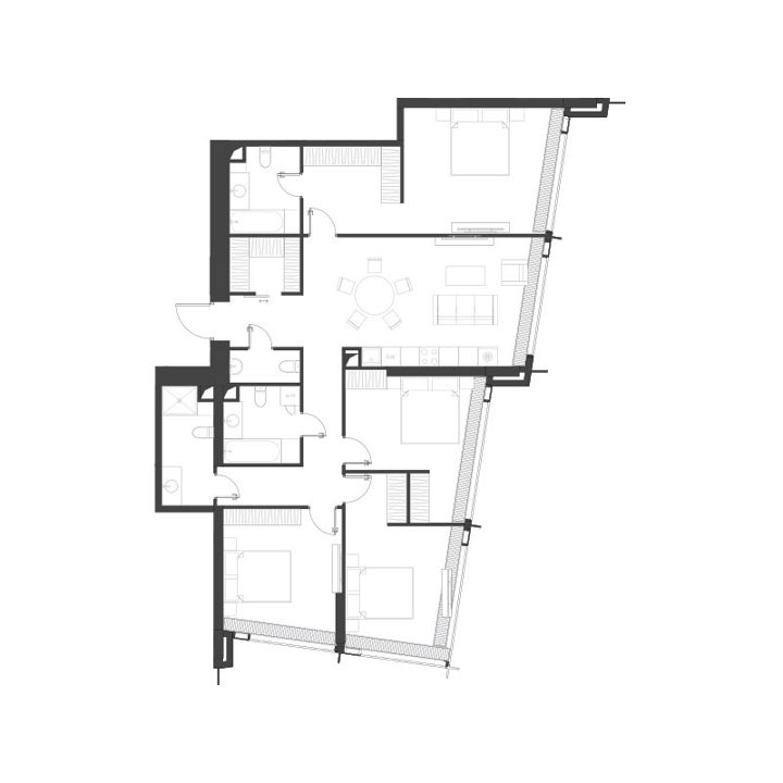 4-комнатная квартира, 138,9 м² — фото 2