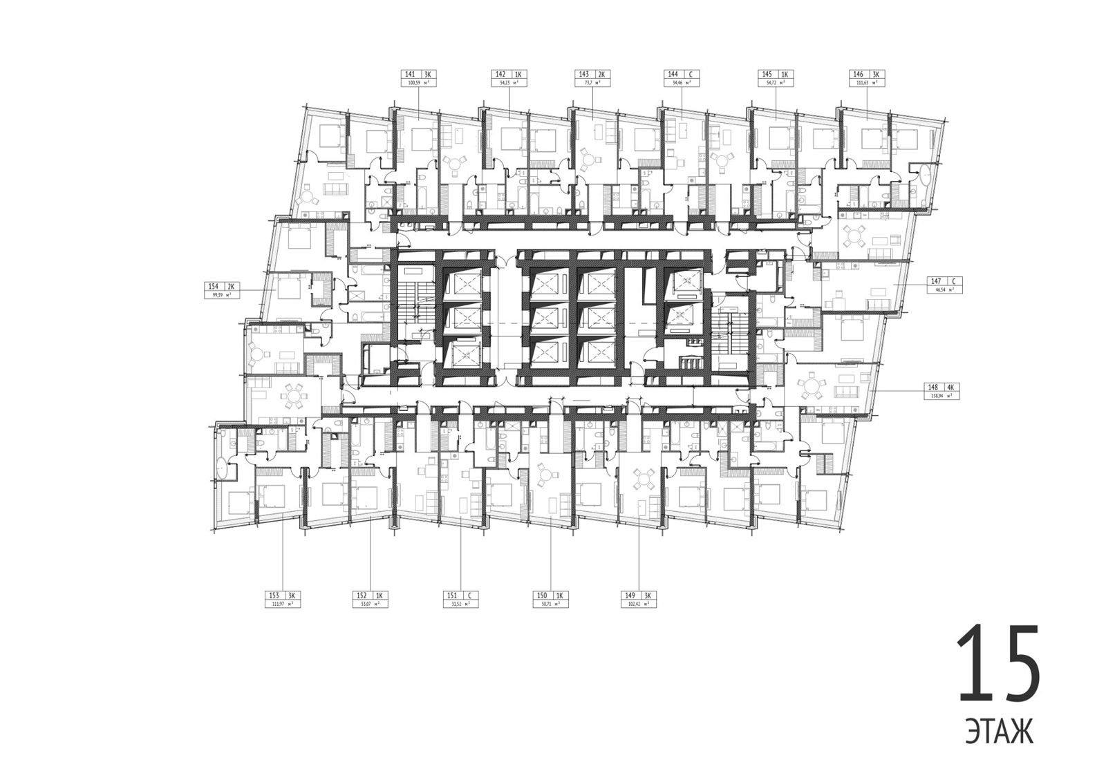 4-комнатная квартира, 138,9 м² — фото 2