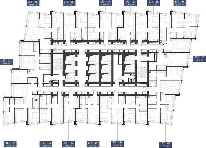 2-комнатная квартира, 95,1 м² — фото 2