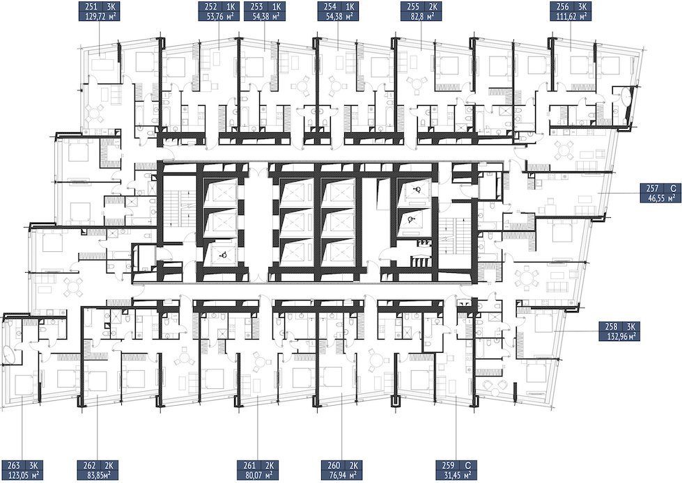 3-комнатная квартира, 111,6 м² — фото 2