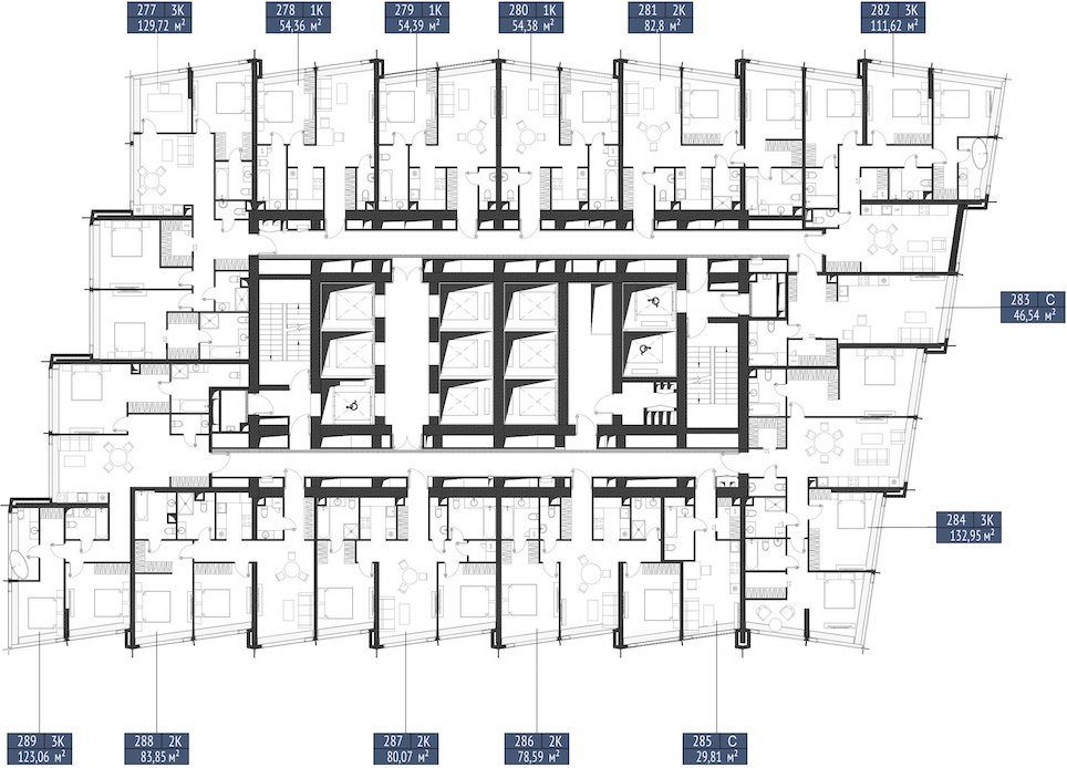 2-комнатная квартира, 83,8 м² — фото 2