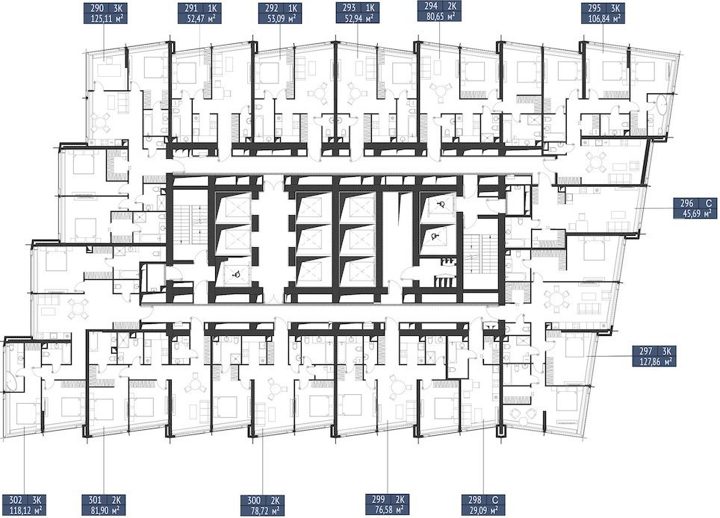 2-комнатная квартира, 81,9 м² — фото 2