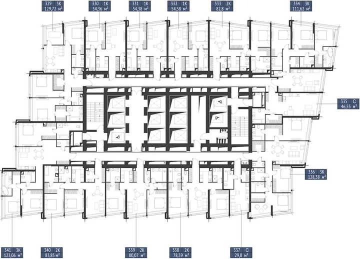 3-комнатная квартира, 123,1 м² — фото 2