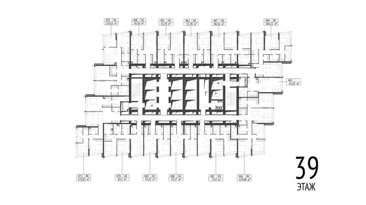 2-комнатная квартира, 83,8 м² — фото 2
