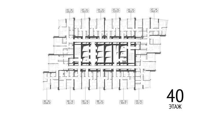 1-комнатная квартира, 54,2 м² — фото 2