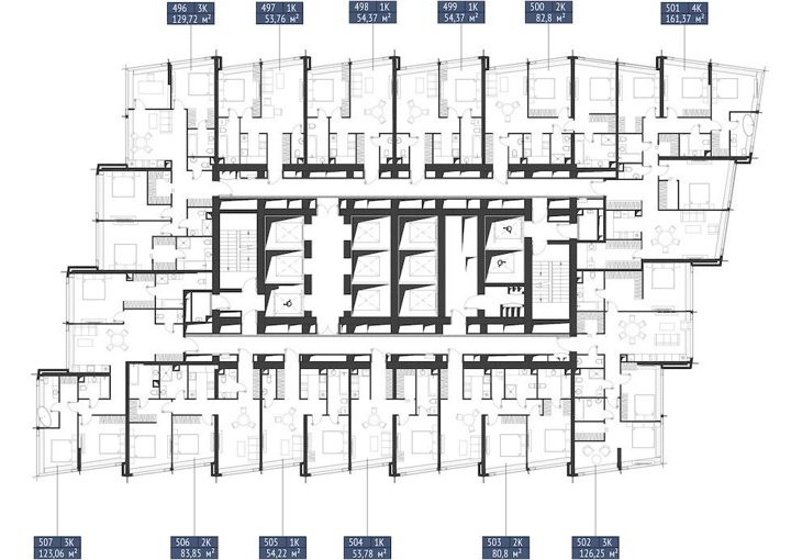 3-комнатная квартира, 129,7 м² — фото 2