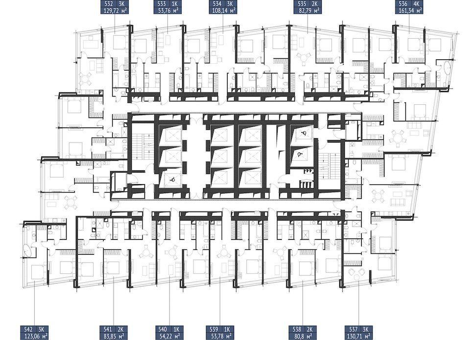 3-комнатная квартира, 123,1 м² — фото 2
