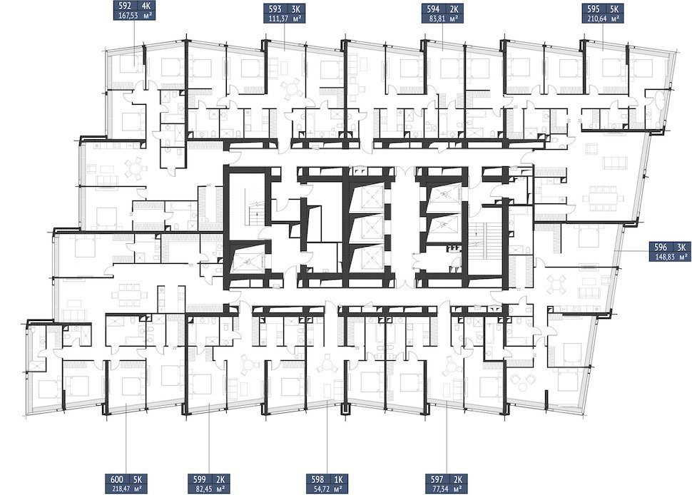 5-комнатная квартира, 218,5 м² — фото 2