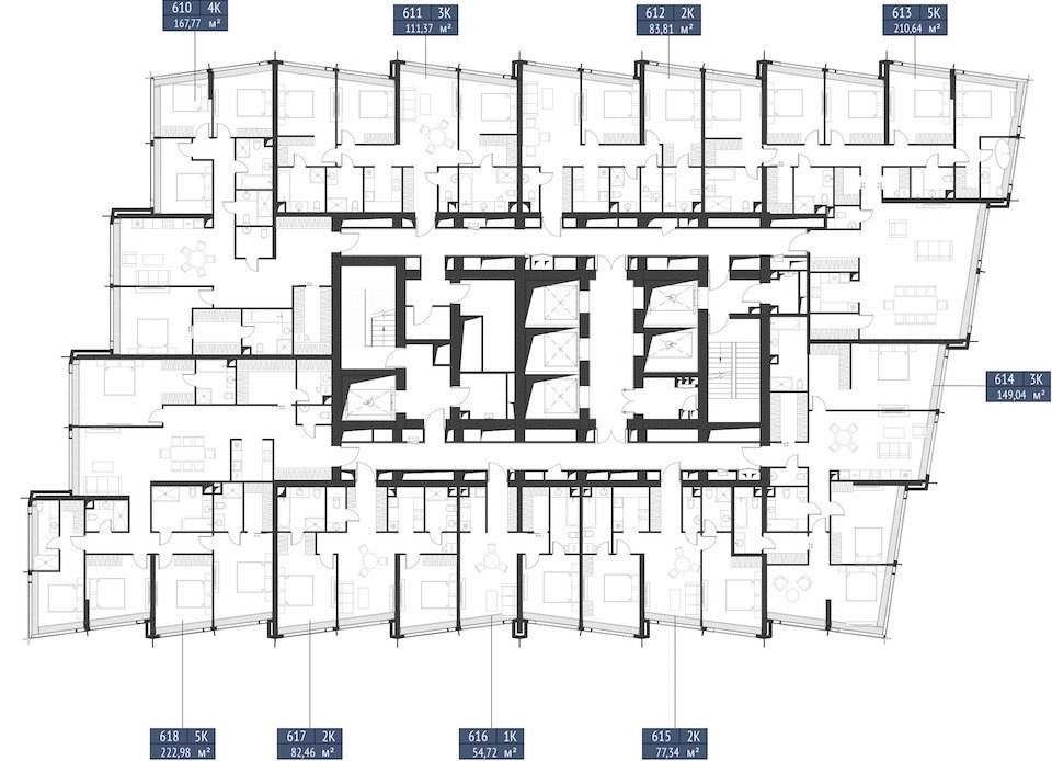 3-комнатная квартира, 149 м² — фото 2