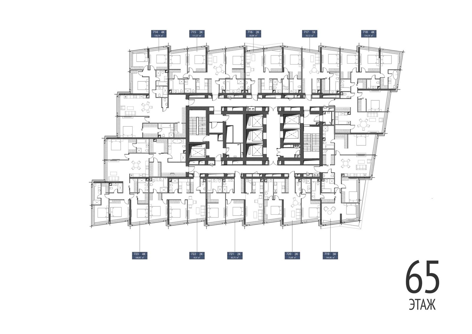 4-комнатная квартира, 188,8 м² — фото 2