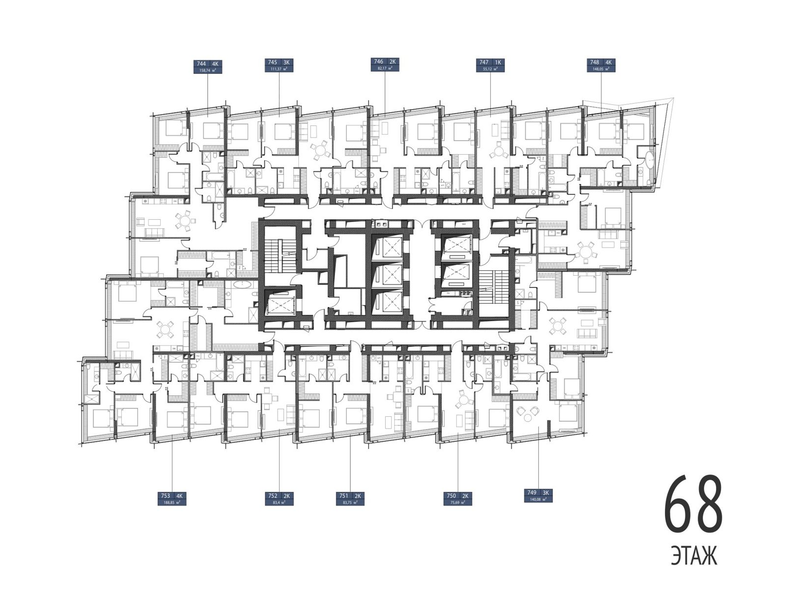 4-комнатная квартира, 188,8 м² — фото 2