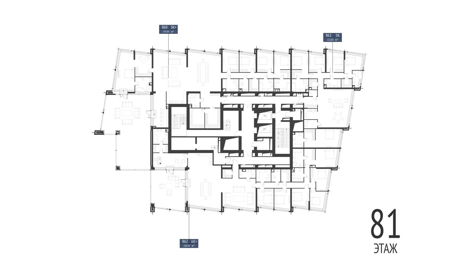 6-комнатная квартира, 347,6 м² — фото 2