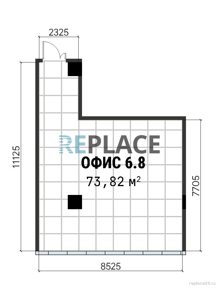 Офис, 73,8 м²