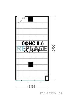 Офис, 58,3 м²