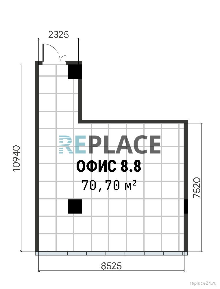 Офис, 70,7 м²