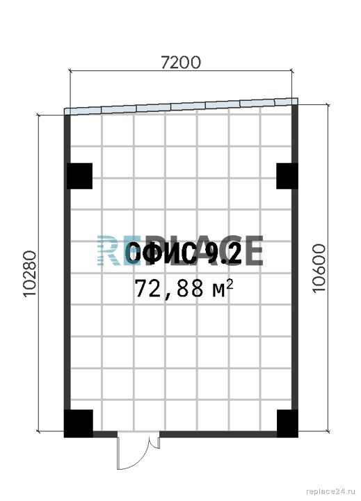 Офис, 72,9 м²