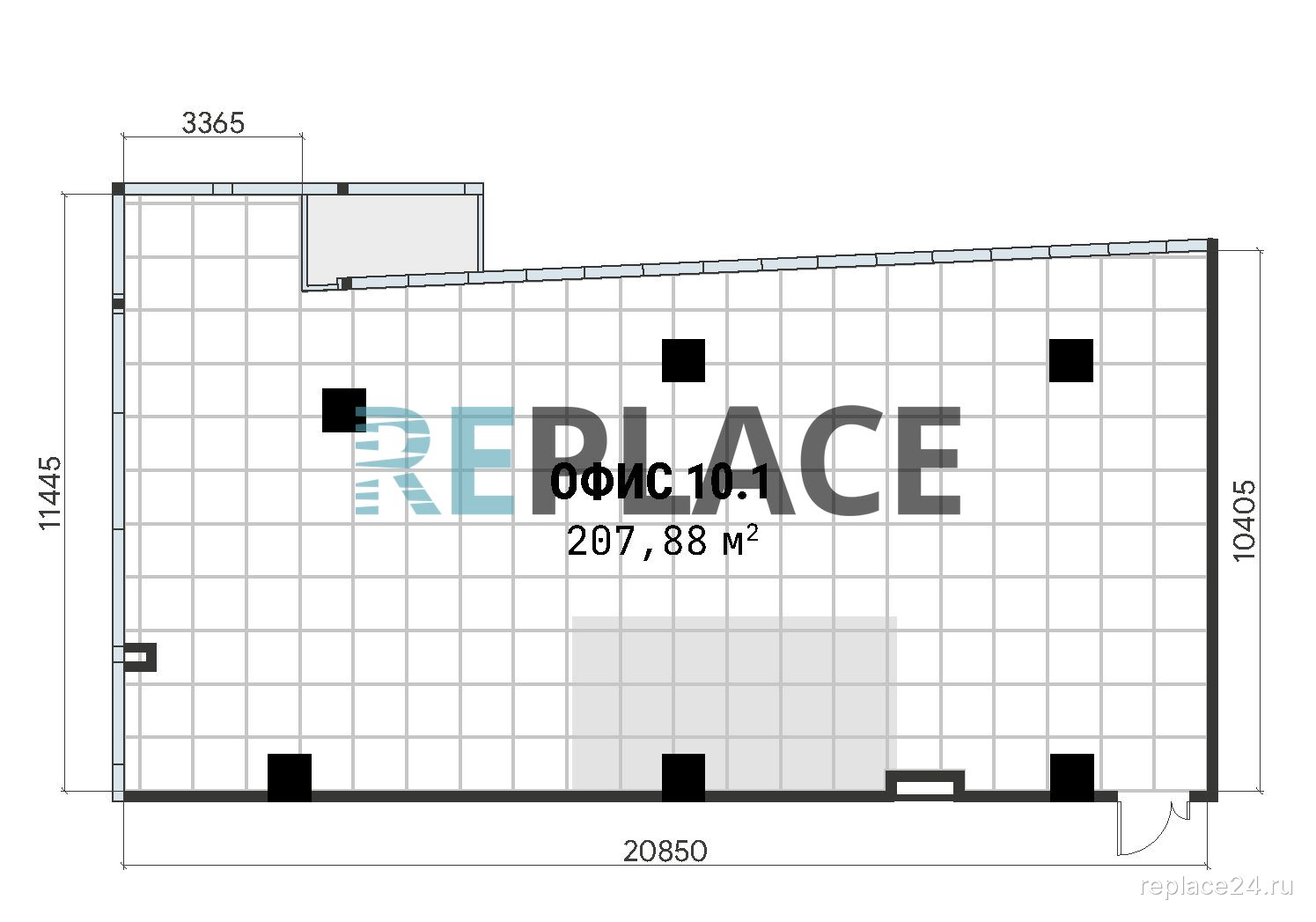 Офис, 207,9 м²
