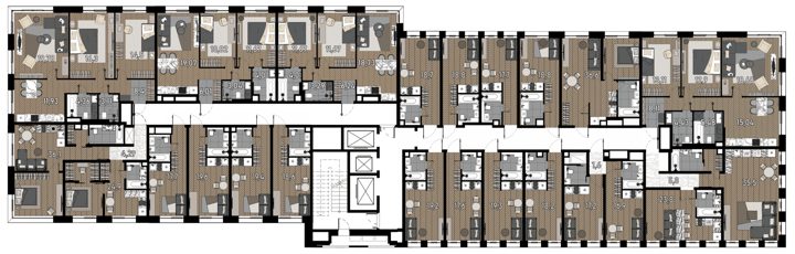 Апартаменты-студия, 17,7 м² — фото 3