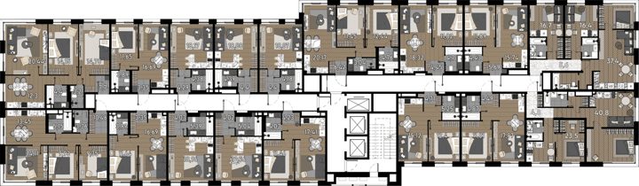 Апартаменты-студия, 23,5 м² — фото 3