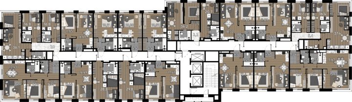 Апартаменты-студия, 20,7 м² — фото 4