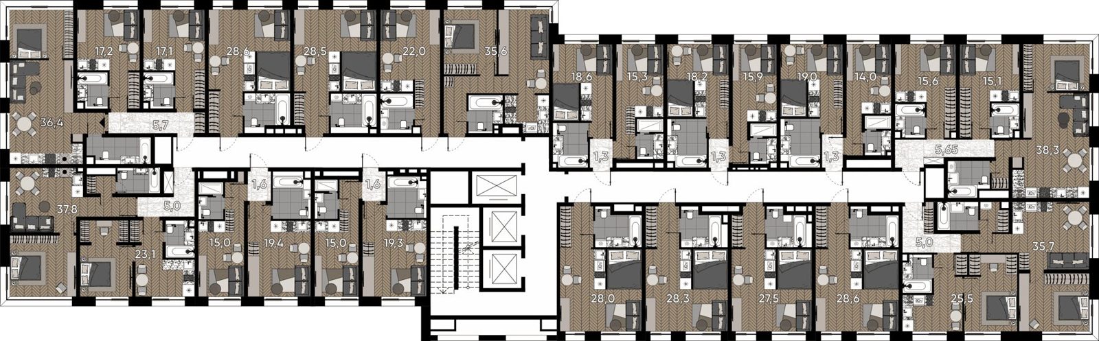 Апартаменты-студия, 14 м² — фото 4