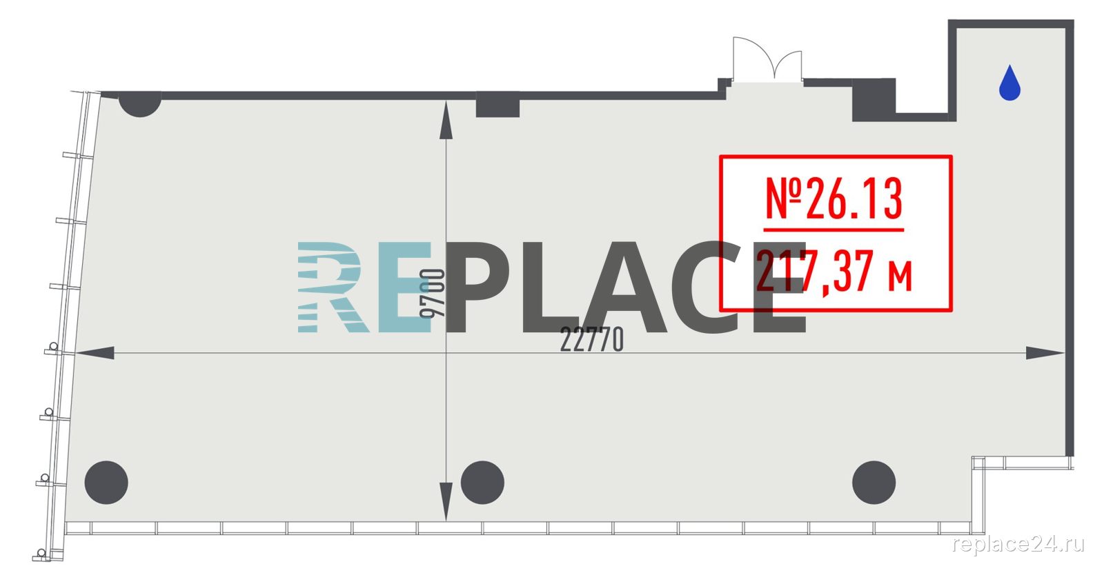 Офис, 217,4 м²