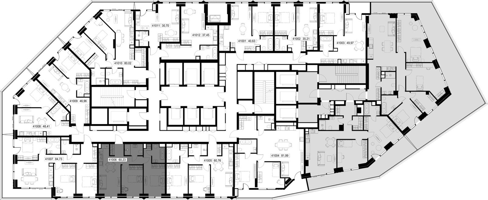 2-комнатная квартира, 60,2 м² — фото 2