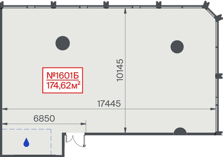 Офис, 174,6 м²