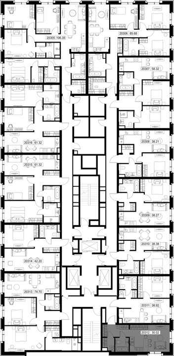Квартира-студия, 30 м² — фото 2