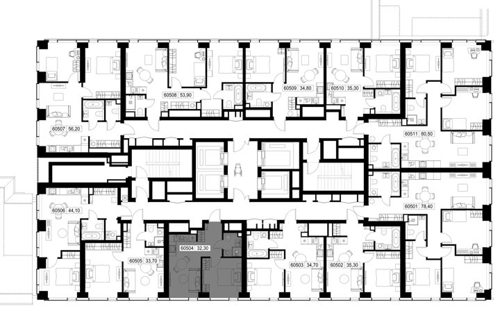 1-комнатная квартира, 32,3 м² — фото 2