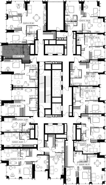 Квартира-студия, 22,7 м² — фото 2