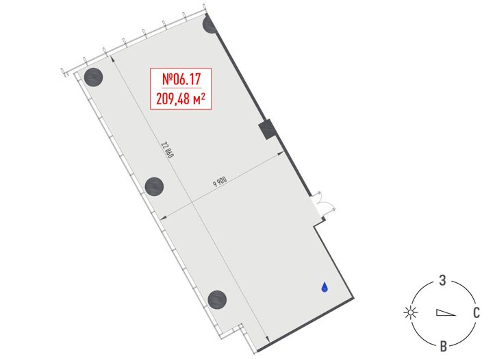 Офис, 229,2 м²