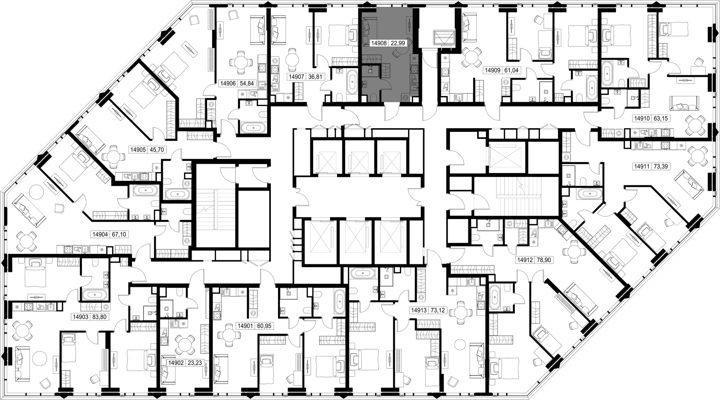 Квартира-студия, 23 м² — фото 3