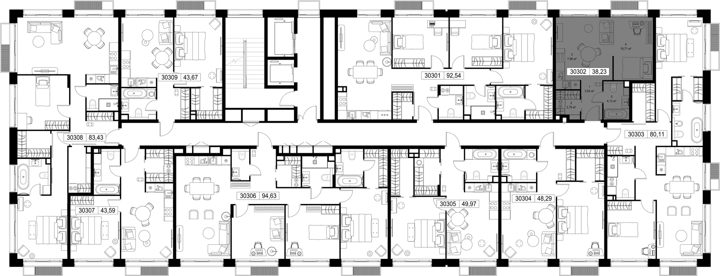 Квартира-студия, 38,2 м² — фото 2