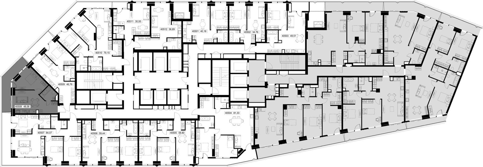 1-комнатная квартира, 48,1 м² — фото 2