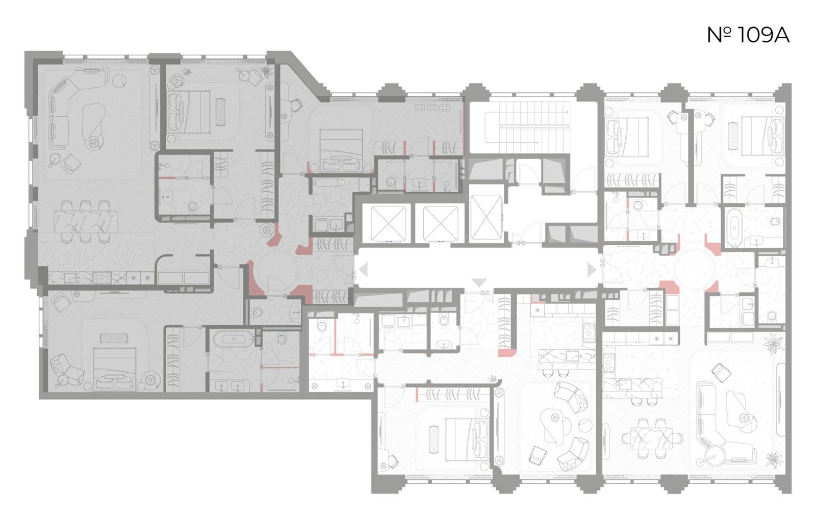 3-комнатная квартира, 196,7 м² — фото 2