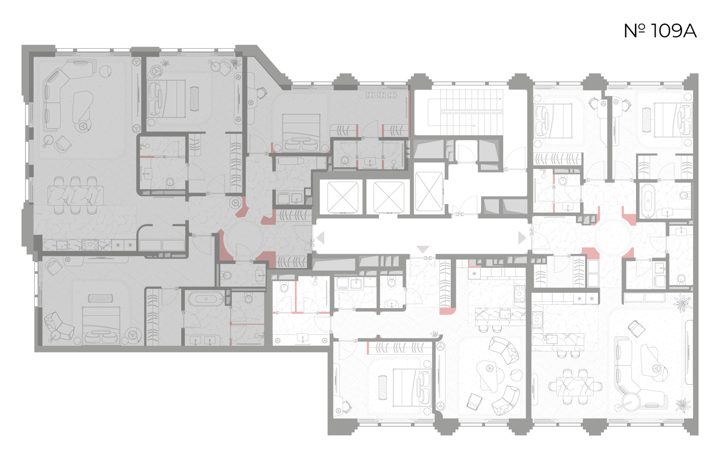 3-комнатная квартира, 196,7 м² — фото 2